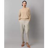 ［定番素材］裏起毛ストレッチテーパードパンツ(機能素材) | MICHEL KLEIN | 詳細画像24 