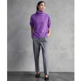 ［定番素材］裏起毛ストレッチテーパードパンツ(機能素材) | MICHEL KLEIN | 詳細画像29 