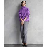 ［定番素材］裏起毛ストレッチテーパードパンツ(機能素材) | MICHEL KLEIN | 詳細画像30 