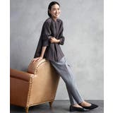 ［定番素材］裏起毛ストレッチテーパードパンツ(機能素材) | MICHEL KLEIN | 詳細画像36 