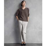 ［定番素材］裏起毛ストレッチテーパードパンツ(機能素材) | MICHEL KLEIN | 詳細画像4 