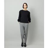 ［定番素材］裏起毛ストレッチテーパードパンツ(機能素材) | MICHEL KLEIN | 詳細画像40 