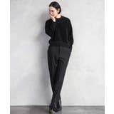 ［定番素材］裏起毛ストレッチテーパードパンツ(機能素材) | MICHEL KLEIN | 詳細画像50 