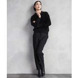 ［定番素材］裏起毛ストレッチテーパードパンツ(機能素材) | MICHEL KLEIN | 詳細画像51 