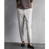 ベージュ | ［定番素材］裏起毛ストレッチテーパードパンツ(機能素材) | MICHEL KLEIN