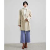 ［定番人気/新色追加］裏起毛ワイドクロップドパンツ(機能素材) | MICHEL KLEIN | 詳細画像35 