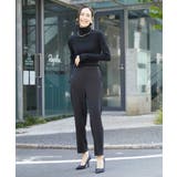 ［定番素材］裏起毛ストレッチテーパードパンツ(機能素材) | MICHEL KLEIN | 詳細画像3 