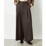 チェック柄2タックワイドパンツ | MICHEL KLEIN | 詳細画像2 