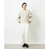 ［定番人気］ストレッチ裏起毛ワイドパンツ | MICHEL KLEIN | 詳細画像5 