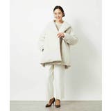 ［定番人気］ストレッチ裏起毛ワイドパンツ | MICHEL KLEIN | 詳細画像9 