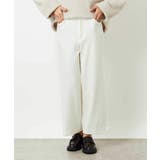 アイボリー | ［定番人気］ストレッチ裏起毛ワイドパンツ | MICHEL KLEIN