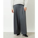ダークグレー | 2タックワイドパンツ | MICHEL KLEIN
