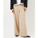 ベージュ | [コージーボトム]シームレスワイドパンツ | MICHEL KLEIN