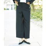 ブラック | [2WAYストレッチ]定番ワイドパンツ | MICHEL KLEIN