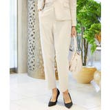 [定番スーツ]トリコットカノコテーパードパンツ（セットアップ対応） | MICHEL KLEIN | 詳細画像8 