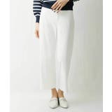 ホワイト(90) | [定番人気]ストレッチワイドパンツ | MICHEL KLEIN