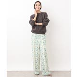 フラワープリントリラクシーパンツ(オリジナルプリント) | MICHEL KLEIN | 詳細画像11 