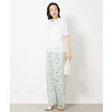 フラワープリントリラクシーパンツ(オリジナルプリント) | MICHEL KLEIN | 詳細画像16 