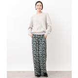 フラワープリントリラクシーパンツ(オリジナルプリント) | MICHEL KLEIN | 詳細画像8 