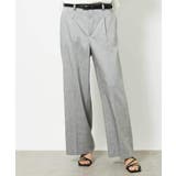 グレー | チノワイドパンツ | MICHEL KLEIN