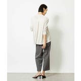 ツイルストレッチワイドパンツ | MICHEL KLEIN | 詳細画像6 