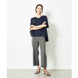 ツイルストレッチワイドパンツ | MICHEL KLEIN | 詳細画像7 
