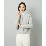 ライトグレー | コンパクトモールカーディガン | MICHEL KLEIN