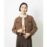 ツィード調モールニットジャケット | MICHEL KLEIN | 詳細画像19 