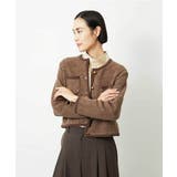 ツィード調モールニットジャケット | MICHEL KLEIN | 詳細画像20 