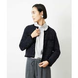 ツィード調モールニットジャケット | MICHEL KLEIN | 詳細画像7 