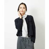 ツィード調モールニットジャケット | MICHEL KLEIN | 詳細画像8 