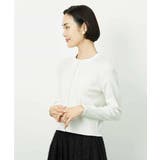 [アンサンブル対応]コンパクトクルーネックカーディガン | MICHEL KLEIN | 詳細画像1 