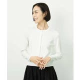 [アンサンブル対応]コンパクトクルーネックカーディガン | MICHEL KLEIN | 詳細画像2 