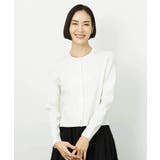 [アンサンブル対応]コンパクトクルーネックカーディガン | MICHEL KLEIN | 詳細画像3 