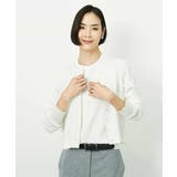 [アンサンブル対応]コンパクトクルーネックカーディガン | MICHEL KLEIN | 詳細画像6 