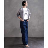 シアーラメVネックカーディガン | MICHEL KLEIN | 詳細画像10 