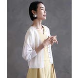 シアーラメVネックカーディガン | MICHEL KLEIN | 詳細画像12 