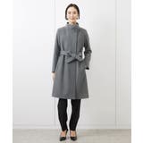 [定番人気]Super100ウールビーバースタンドカラーコート | MICHEL KLEIN | 詳細画像13 