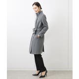 [定番人気]Super100ウールビーバースタンドカラーコート | MICHEL KLEIN | 詳細画像14 