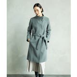 [定番人気]Super100ウールビーバースタンドカラーコート | MICHEL KLEIN | 詳細画像19 