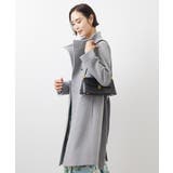 [定番人気]Super100ウールビーバースタンドカラーコート | MICHEL KLEIN | 詳細画像3 