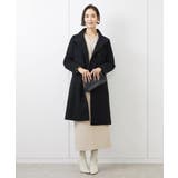 [定番人気]Super100ウールビーバースタンドカラーコート | MICHEL KLEIN | 詳細画像30 