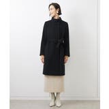 [定番人気]Super100ウールビーバースタンドカラーコート | MICHEL KLEIN | 詳細画像34 