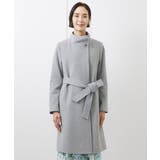 [定番人気]Super100ウールビーバースタンドカラーコート | MICHEL KLEIN | 詳細画像36 