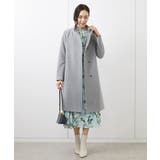 [定番人気]Super100ウールビーバースタンドカラーコート | MICHEL KLEIN | 詳細画像4 