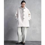 Super100ウールステンカラーコート | MICHEL KLEIN | 詳細画像36 