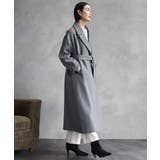 Super100ウールロングチェスターコート | MICHEL KLEIN | 詳細画像18 