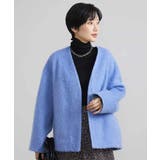 モヘアシャギーノーカラーコート | MICHEL KLEIN | 詳細画像14