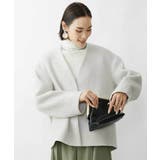 モヘアシャギーノーカラーコート | MICHEL KLEIN | 詳細画像18