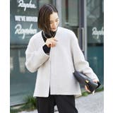 モヘアシャギーノーカラーコート | MICHEL KLEIN | 詳細画像2